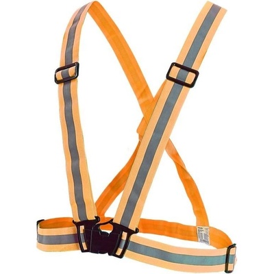 Canis CXS reflexní elastický KŘÍŽ CROSS oranžová