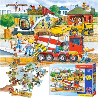 Castorland maxi Stavba 40 dielov
