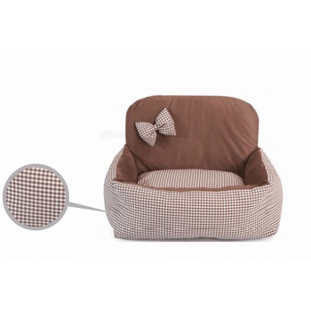 Camon - LETTINO BLUE/BROWN - меко кучешко легло