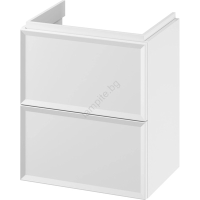 Cersanit S1021-005 - Стенен шкаф за баня под мивка MILLE SLIM 50x35 см бял (CS0254)