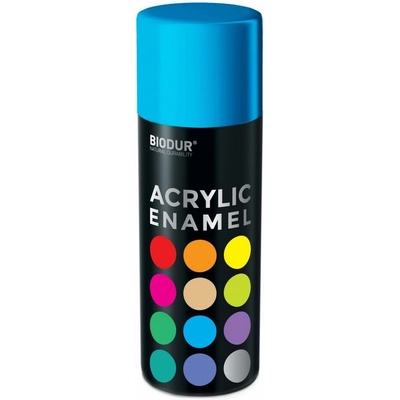 Biodur Akrylový email ve spreji - blankytně modrá 400 ml/RAL 5015