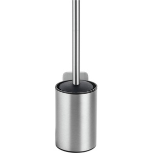 WENKO Четка за тоалетна без пробиване турбо-лок от неръждаема стомана в матово сребрист цвят Porto - Wenko (26393100)