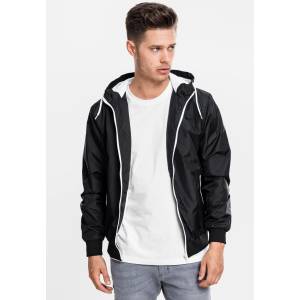 Urban Classics Мъжко яке с контрастни елементи Urban Classics blk/whtMODEL361 SALE - , размер M