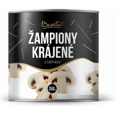 Bassta Žampiony krájené 2,55 kg – Zboží Dáma