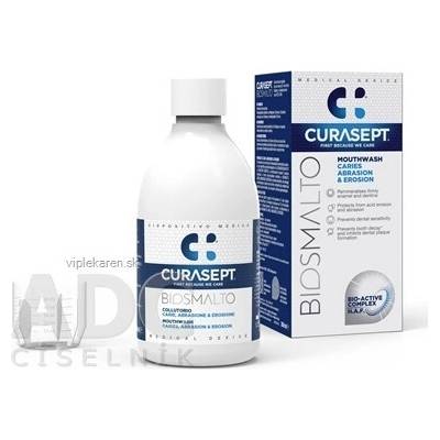 CURASEPT BIOSMALTO C.A.E. proti zubnímu kazu, abrazi a erozi 300 ml