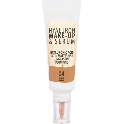 Dermacol Hyaluron Make-Up & Serum грижовен течен фон дьо тен 25 g нюанс 04 Tan