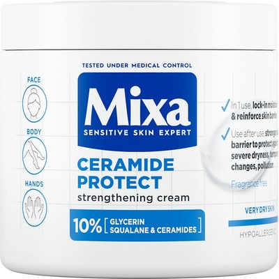Mixa posilující tělová péče pro velmi suchou pokožku 400ml