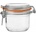 Bormioli rocco WB-50361-Бурканче с клипс кръгло 300ml (0104123)