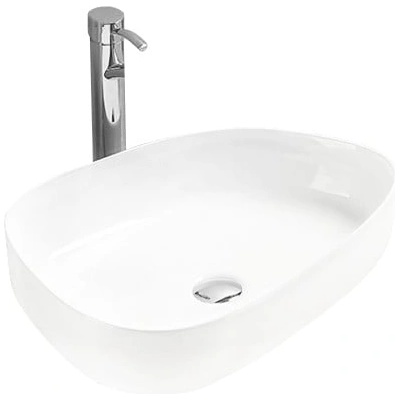 Mexen Chiara мивка за плот 54 x 39 см, бяла - 21585400 (21585400)