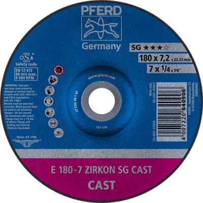 Pferd Brúsny kotúč 180 x 7,2 x 22,23 mm 4007220640906
