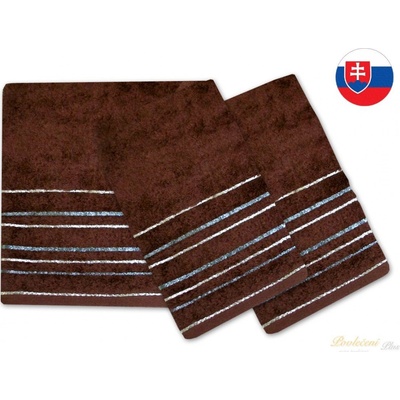 Praktik Textil Osuška Zara 70 x 140 cm tmavě hnědá