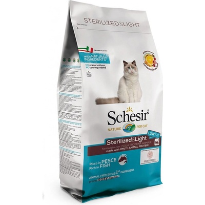 Schesir Cat Sterilized & Light morské ryby a ryža 1,5 kg
