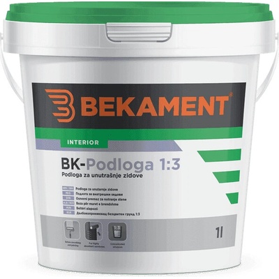 BEKAMENT BK PODLOGA 1:3 Penetrák na interiérové steny 1 l