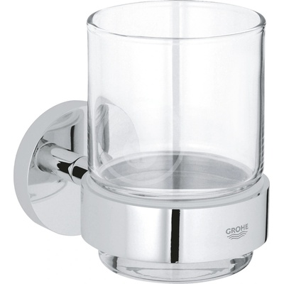 GROHE QuickFix Start Sklenka na kartáčky sklo/chrom 41194000