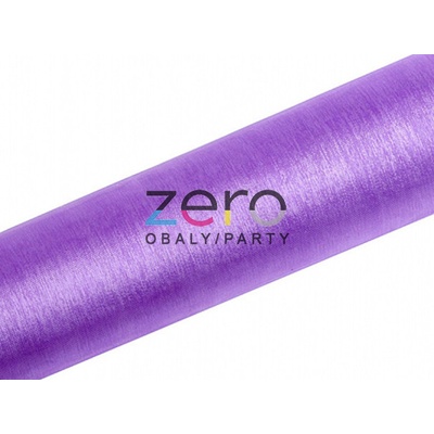 Organza 16 cm x 9 m - sv. fialová