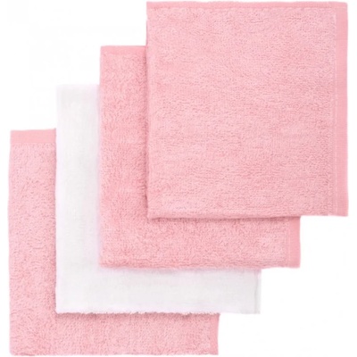 T-TOMI BIO Bamboo Baby Washcloths кърпа за измиване Pink 25 x 25 cm 4 бр