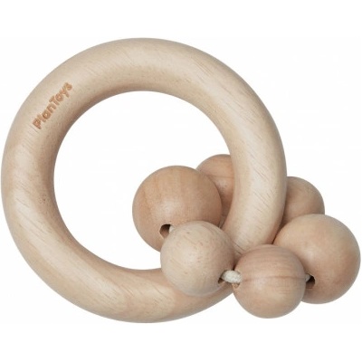 PlanToys Hrkálka korálky prírodné