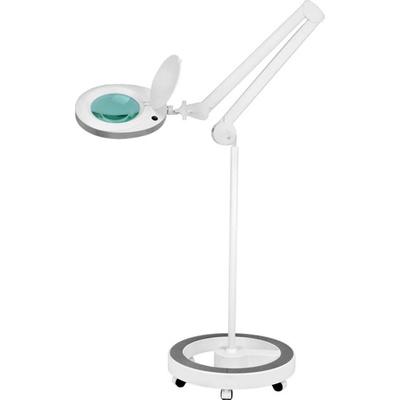 BeautyOne Kozmetická lampa s lupou Elegant LED s kruhovým stojanom Ø 12 cm šošovka 6W 5 dioptrií