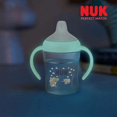 NUK Perfect Match lahvička na učení svíticí KOALA 150 ml