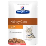 Hill's Hills Prescription Diet k/d Salmon- при хрoнична бъбречна недостатъчност 85gr