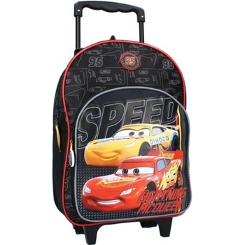 Vadobag batoh na kolečkách Blesk McQueen Auta Cars Pixar černý
