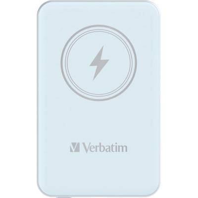 Verbatim MCP-5BE Power Pack 5000 mAh с UBS-C PD 20W / Магнитно безжично зареждане 15W Син (0023942322429)