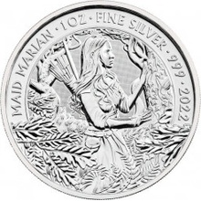 The Royal Mint strieborná minca Mýty a legendy - Maid Marian 2022 1 oz