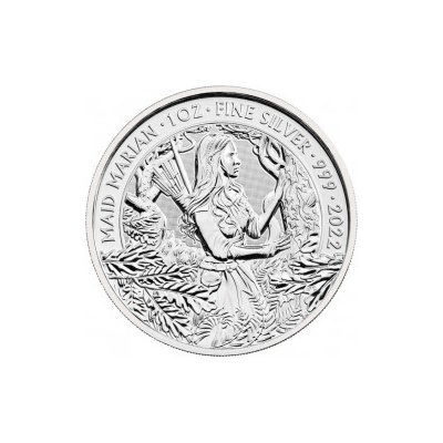 The Royal Mint strieborná minca Mýty a legendy - Maid Marian 2022 1 oz