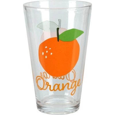 EXCELLENT HOUSEWARE Pohár oranžová Orage 3 x 300 ml