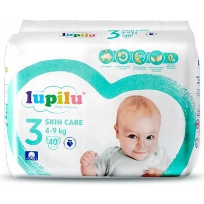 Lupilu Skin Care 3 4-9 kg 40 ks