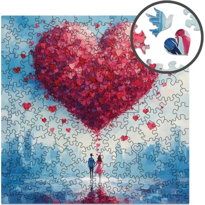 Milliwood Дървен пъзел Milliwood, Celebrating, 200 части - Любов (XL-Love-5042)