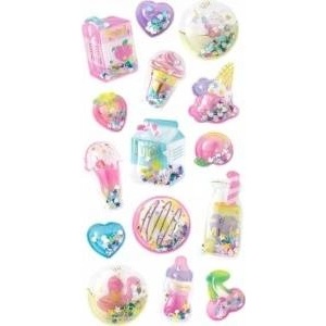 Dalprint 3D shaker stickers - 15pcs