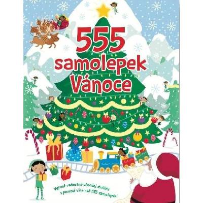 555 samolepek vánoce