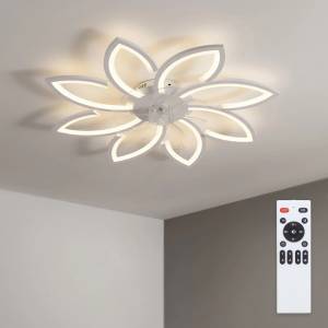 Brilagi - Димируем LED таванен вентилатор LED/43W/230V Ø 90 см бял + дистанционно управление (BG4024)