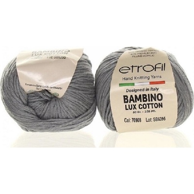 Etrofil Bambino Lux cotton 70908 Šedá
