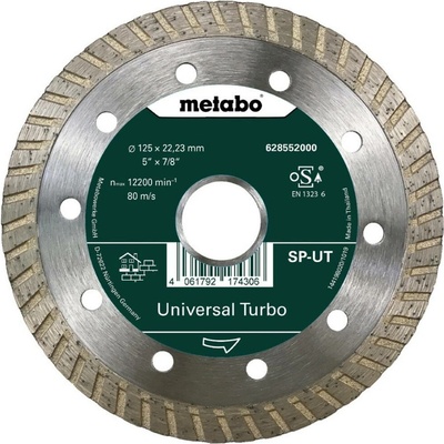 Metabo 628552000 diamantový rezný kotúč Priemer 125 mm Ø otvoru 22.23 mm betón 1 ks; 628552000
