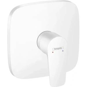 Hansgrohe Talis E вграден смесител за душ с едноръкохватков механизъм, матово бяло (71765700)