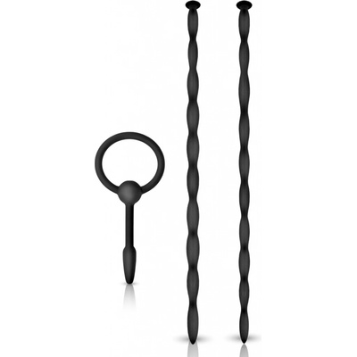NMC Knot-Knot 3in1 Silicone Urethral Sounding Kit II Black – Zboží Dáma