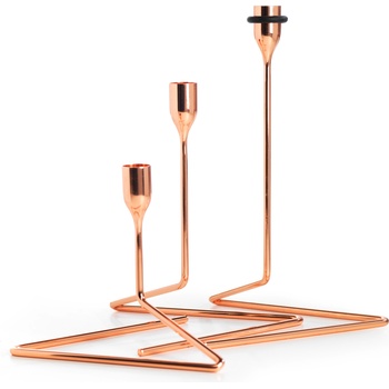 Born in Sweden Свещници за класически свещи Puzzle металомедени 3 бр (7340157-3)