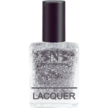 SNB Лак за нокти snb Деница snb сив/сребрист, брокат, 15 мл (nlp19)