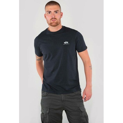 Alpha Industries tričko BASIC T Small Logo modré