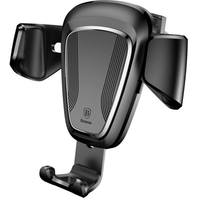 BASEUS gravitačný držiak do ventilačnej mriežky auta pre iPhone – čierny