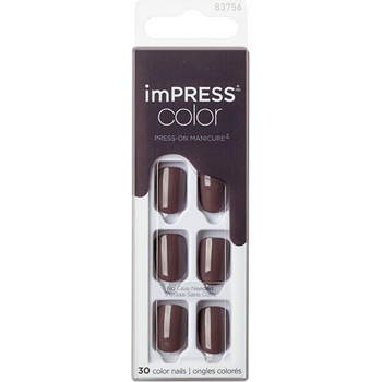 Kiss imPRESS Samolepiace nechty Color Try Gray 30 ks
