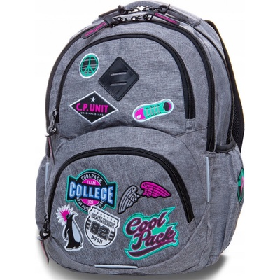 Coolpack batoh Dart Badges Grey