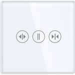 ELMARK Element СТЪКЛЕН МАЛЪК ПАНЕЛ ЗАВЕСИ, БЯЛ (195spc/wh)