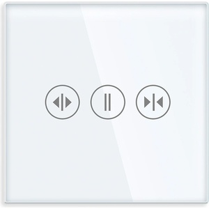 ELMARK Element СТЪКЛЕН МАЛЪК ПАНЕЛ ЗАВЕСИ, БЯЛ (195spc/wh)