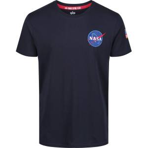 Alpha Industries Тениска Alpha Industries Space Shuttle T-Shirt - Blue