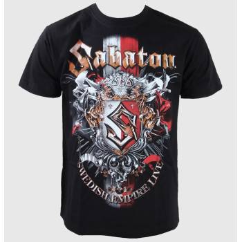 CARTON мъжка тениска Sabaton -Шведската империя на живо - Черен - CARTON - K_427