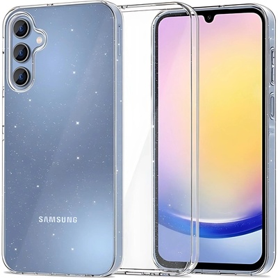 Techsuit Прозрачен калъф с блестящи частици за Samsung Galaxy A25 5G - Прозрачен KP36675 (36675)