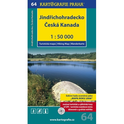 KT 64 Jindřichohradecko Česká Kanada mapa 1:50T.